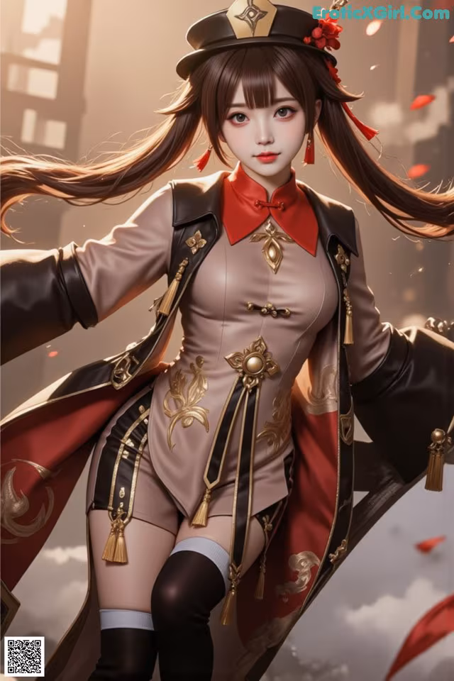 a woman in a chinese costume holding a sword